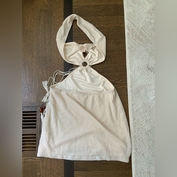 Cupshe Beige Halter Swim Cover-Up - Picture 6 of 8